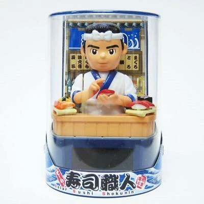 Solar Figurine Japanese Sushi Chef