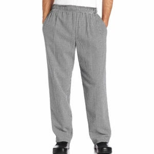 Chef Code Baggy Chef Pants with Wide 2" Elastic Waistband - Picture 1 of 7