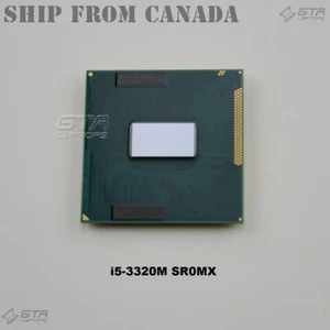 Intel Core i5-3320M 2.60GHz SR0MX Socket G2 Dual-Core Mobile CPU - Imagen 1 de 1