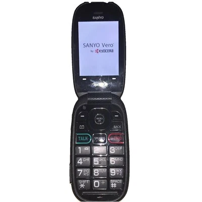 Sanyo | Vero Flip Phone | Model: SCP-3820 | Blue + Black Sprint | Untested - Image 1 of 4