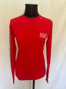 Helly Hansen Aspen Snowmass Pullover Stay Dry Red Shirt. M - Picture 1 of 7