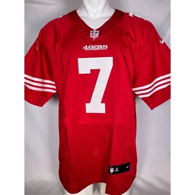 Colin Kaepernick #7 旧金山 49 人队 NFL Nike Red 限量球衣 男式 XL 48 — 第 1/4 张图片