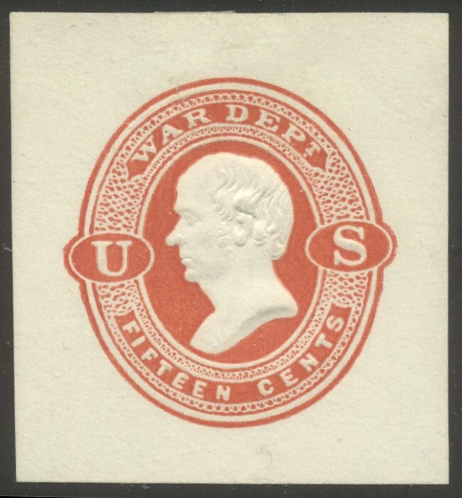 U.S. #UO41 Unused - 15c Vermilion, War Dept - Image 1 of 1