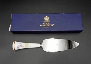 Rebanada de pastel de acero inoxidable Royal Worcester Grape Vine Harvest Sheffield - Imagen 1 de 8