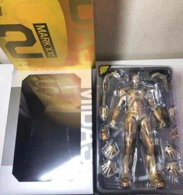 Figura de acción Hot Toys MMS 208 Iron Man 3 Mark XXI xxi 21 Midas Tony 12 ABIERTA Foto 1 de 4