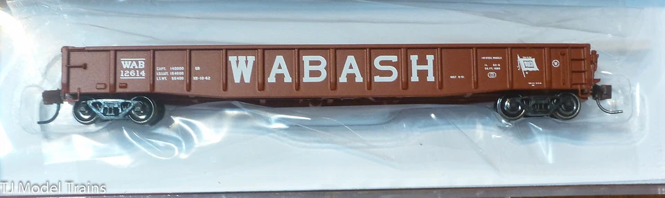BLMA Models N #14073 (Rd #12614) Wabash (Repaint) ACF 70-Ton 52' Gondola - Image 1 of 1