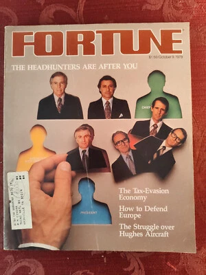 Rare FORTUNE Business Magazine October 9 1978 Headhunters Finding Top Managers Foto 1 de 3