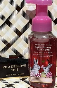 Bath and & Body Works Gentle Foaming Hand Soap SOME BUNNY LOVES YOU Apple Punch - Picture 1 of 3