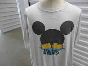 T-shirt grigia vintage anni 90 Topolino sono le scarpe taglia 2XL - Foto 1 di 6