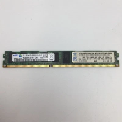 IBM 2GB (1x2GB) PC3-10600 DDR3 VLP RDIMM HMT125V7TFR8C-H9 47J0149 49Y1438 - Image 1 of 4