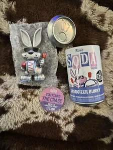 Funko Soda Energizer Bunny Metallic Energizer Bunny 1/3000 Metallic Chase - Picture 1 of 1