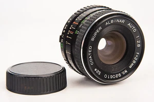 Super Albinar Auto 28mm f/2.8 MF Wide Angle Lens for Minolta SR MD MC V28 - Picture 1 of 9