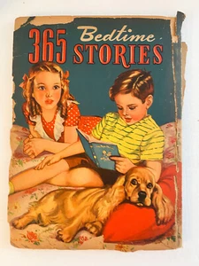 365 Bedtime Stories Book 1942 Original Children’s Paperback Vintage 1940’s - Picture 1 of 9