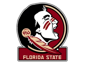 #0280 FSU Florida State Chief Logo Adhesivo Universitario Impermeable Vinilo Calcomanía Troquelada - Imagen 1 de 1