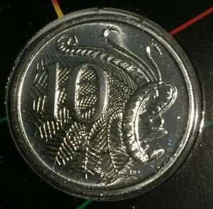 1992 Australian Ten cent 10c coin - Lyrebird - UNC ex mint set - Picture 1 of 2