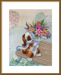 Creative Needlepoint Сross Stitch Embroidery Kit "A bouquet for you" DIY - Picture 1 of 1