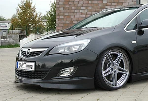 Ingo Noak Spoilerlippe Frontspoiler Frontansatz Spoiler aus ABS für Opel Astra J - Bild 1 von 1