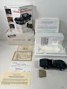 DANBURY MINT 1968 Chevrolet Corvette Convertible 1:24 British Green w/ Title - Picture 1 of 19