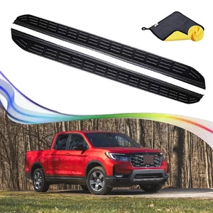Fit Honda Ridgeline 2017-2026 Running Boards Side Step Pedals Nerf Bar W/Bracket - Picture 1 of 7