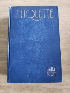 Etiquette, by Emily Post, January, 1935, 17th Printing,  HC Illus. - Bild 1 von 10