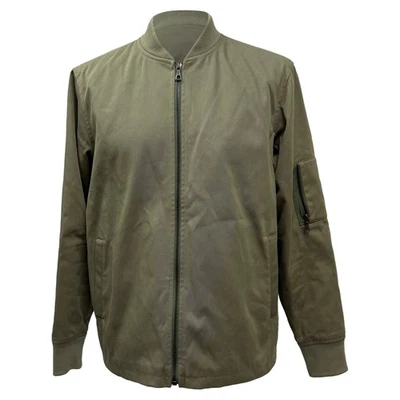 A.P.C. Greg Bomber Jacket in Green Cotton - Image 1 of 4