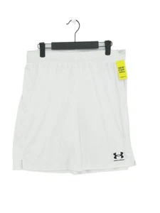 Under Armour Women's Shorts XL White 100% Polyester Sweat - Picture 1 of 5