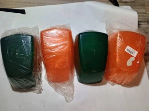 Vector Lightbar Lens Lot – Amber & Green Replacement Pods (5 Pieces Total) - Foto 1 di 8