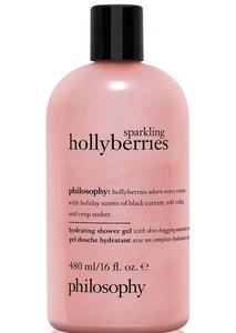 Philosophy Sparkling Hollyberries Shampoo, Shower Gel & Bubble Bath 16 fl. oz. - Picture 1 of 4