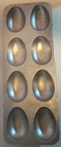 Metallguss Aluminium Eierform zum Backen - Bild 1 von 5