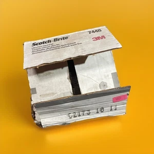๐ฅ(AN) *QTY 1*3M Scotch-Brite 7448 Ultra Fine Hand Pads 6x9" ***FREE SHIPPING*** - Picture 1 of 3