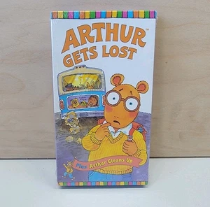SEALED - Arthur Gets Lost (VHS, 1999) Animated Plus Arthur Cleans Up Kids - Imagen 1 de 4