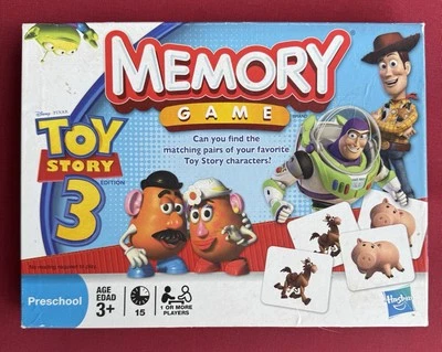 Disney Toy Story 3 Memory Game by Hasbro - 2009 Edition - Complete!  Ages 3+ - Image 1 of 4