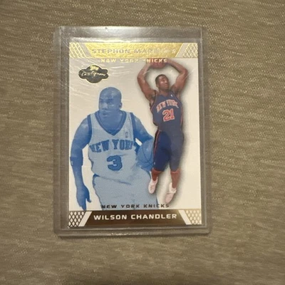 Wilson Chandler Stephon Marbury 2007 Co-Signers Gold Blue Rookie RC /89 - Image 1 of 2