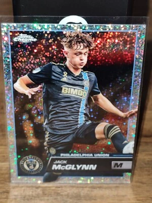 2023 Topps Chrome MLS #1 Jack McGlynn Philadelphia Union Speckle Refractor - Image 1 of 2