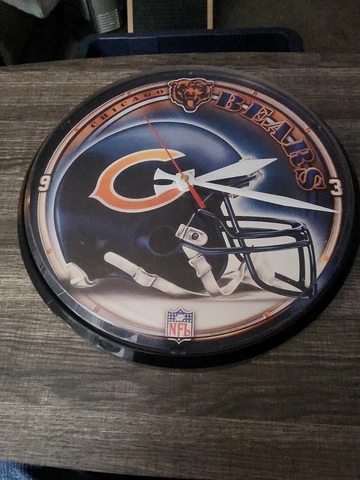 Chicago Bears WinCraft Made in the USA Round Wall Clock Cover