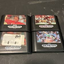 Lot of 4 Sega Genesis Sports Games Sports Talk Football And Baseball