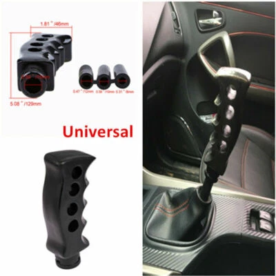 Black Auto Car Gear Shift Knob Shifter Gun Grip Knife Handle Manual Transmission - Image 1 of 4