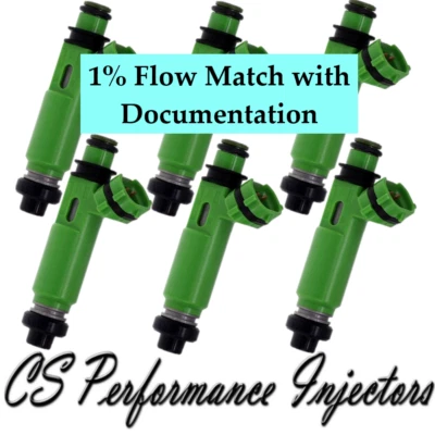 Juego de inyectores de combustible Denso 1% Flow Match para 98-03 Mitsubishi Montero Sport 3.0 V6 Foto 1 de 4