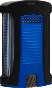 ¡DESCUENTO! COLIBRI "DAYTONA II" ENCENDEDOR DE LLAMA A CHORRO / AZUL Y NEGRO **NUEVO EN CAJA** - Imagen 1 de 3