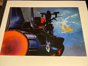 SPACE CRUISER YAMATO anime Cel 1970’s Animation Art Sericel LE vintage I16 - Picture 1 of 2