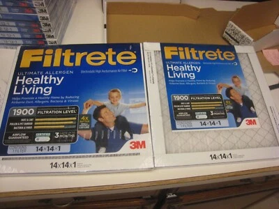 2  Filtrete™ Premium Allergen, Bacteria & Virus Air Filter, 1900  14 In. X 14x I - Image 1 of 4