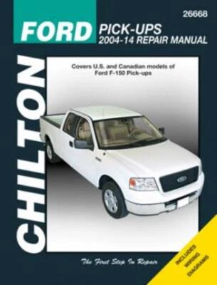 Ford F-Series F150 Pick-Up Chilton Workshop Manual 2004-2014 Nuovo Manuale di... - Immagine 1 di 4