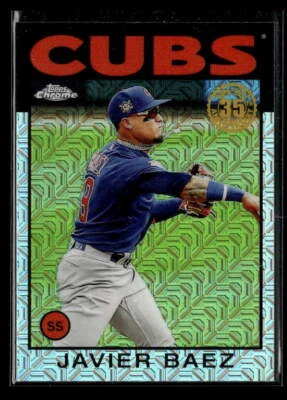 2021  Topps #86BC-36 Javier Baez - Image 1 of 2