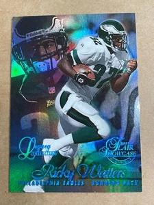 RICKY WATERS 1997 FLAIR SHOWCASE LEGACY COLLECTION ROW 1 EAGLES  /100 - Picture 1 of 2