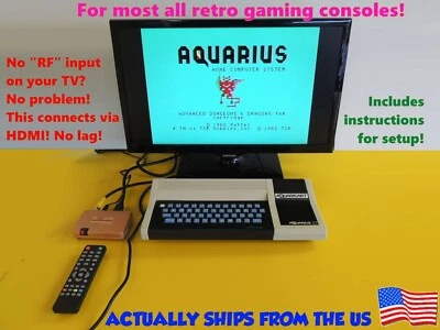 HDMI TV Converter Box Adapter for Mattel Aquarius Computer - Image 1 of 4