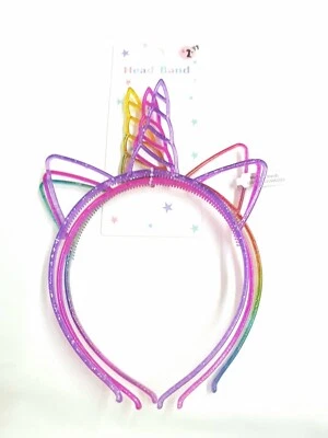 3 diademas unicornio brillo transparente Foto 1 de 2