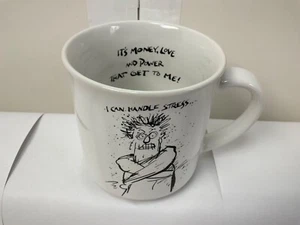 I Can Handle Stress It's Money Love & Power That Get to Me Coffee Mug Cup Glass - Picture 1 of 10