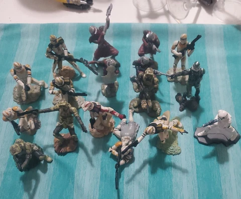 2005 Star Wars Battle Packs Unleashed 17 figures Lot Battle Packs Multiple Sets Cover