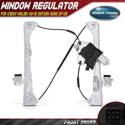Regulador de ventana eléctrica del conductor delantero para Chevy Malibu 2008-2012 Saturn Aura 07-09 Foto 1 de 4