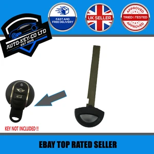 NUEVO REPUESTO HU100R LLAVE HOJA PARA MINI MANDO A DISTANCIA LLAVERO INTELIGENTE COOPER ONE ETC - Imagen 1 de 3